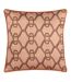 Carnaby satin chain geometric cushion cover 45cm x 45cm pink Paoletti