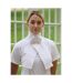 Unisex adult unified stock tie white Shires-2
