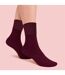 4 Pack Ladies Bamboo Diabetic Socks Soft Breathable Non Binding Socks-3