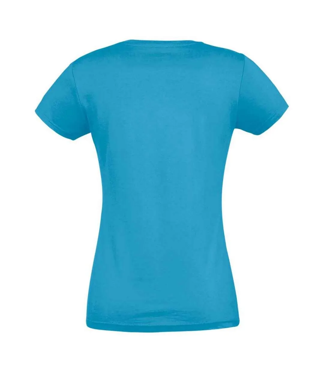 Womens/ladies Imperial T-shirt Aqua SOLS-2