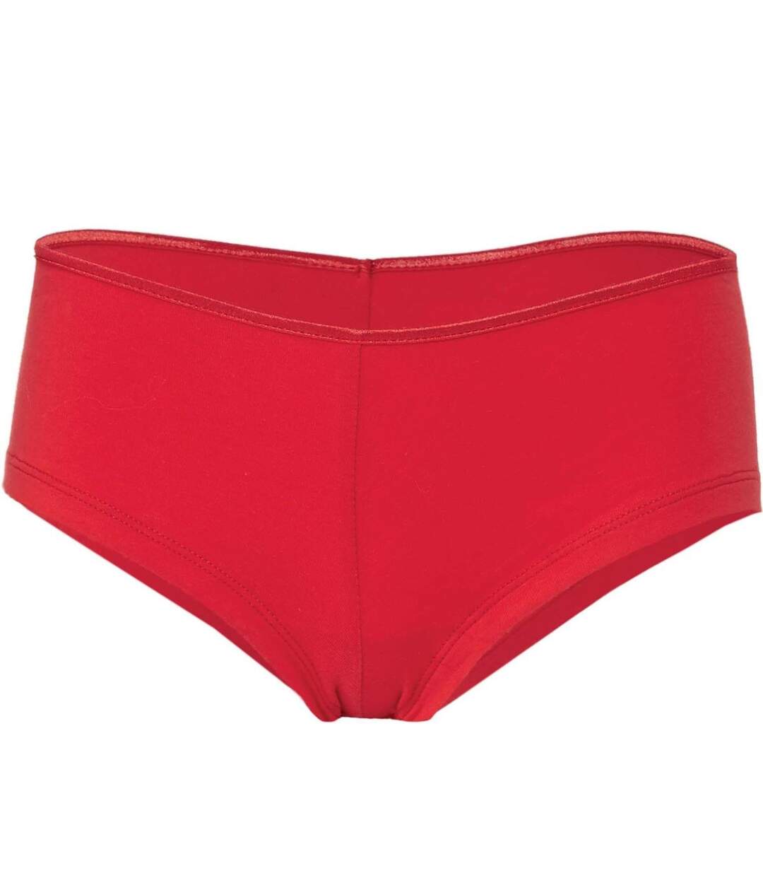 Shorty boxer femme taille basse - 491 - rouge-1