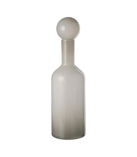 Vase Bouteille Bouchon en Verre Doyle 46cm Gris