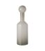 Vase Bouteille Bouchon en Verre Doyle 46cm Gris-1