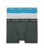 X3 Boxers Vert/Bleu/Gris Homme Calvin Klein Jeans Trunk 3p - L-1