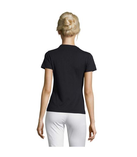 T-shirt Regent Femme Bleu Marine SOLS