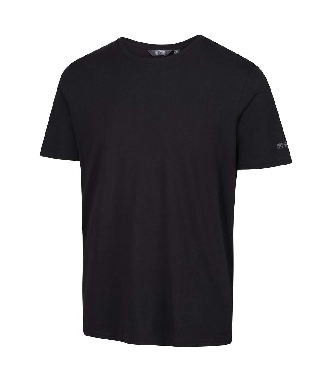 Regatta Mens Tait Lightweight Active T-Shirt (Black)