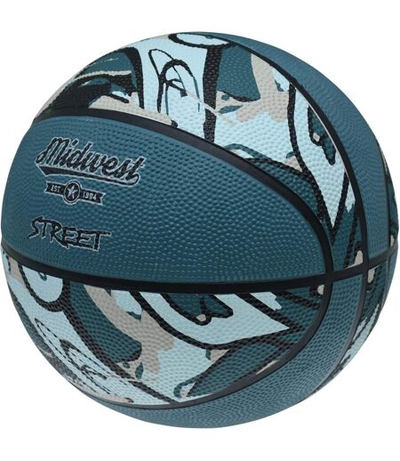 Ballon De Basket Street Taille 3 Bleu Noir Gris Midwest