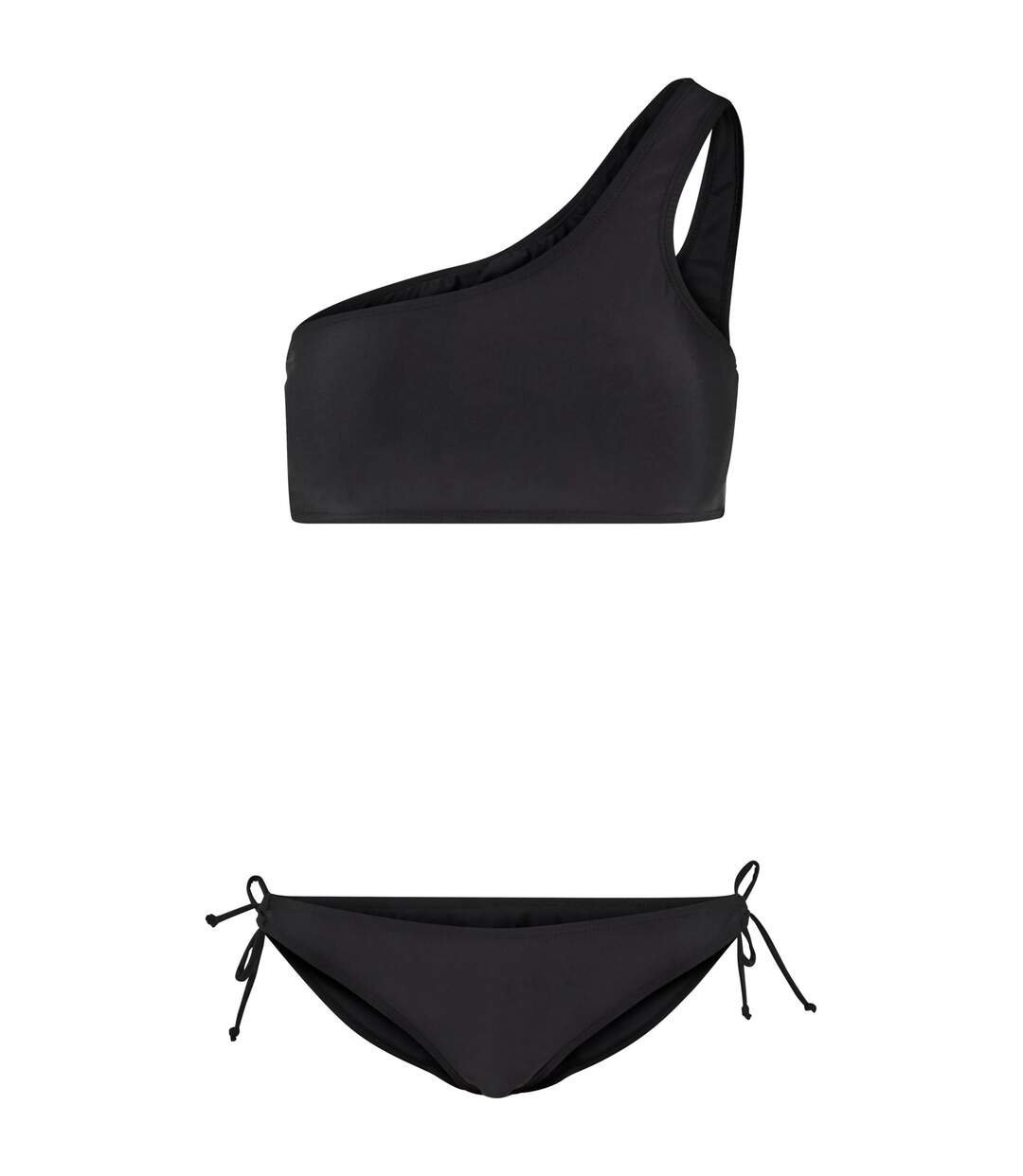 Womens/ladies Asymmetric Bikini Black Urban Classics-1