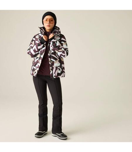 Blouson De Ski Motif/style Abstrait Allure Femme Lilas Foncé Dare 2B