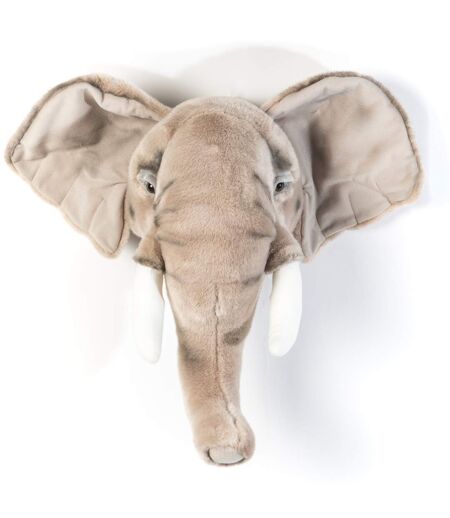 Peluche trophée mural Savane Éléphant George