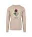 Mens Wasted Youth Crew Neck Sweatshirt Dark Sand Mister Tee-2