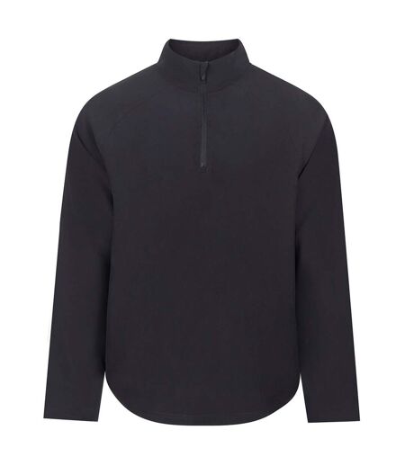Mens Technical Quarter Zip Track Top Black Tombo