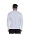 Mens Embroidered Logo Fitted Long-sleeved T-shirt White SikSilk-3