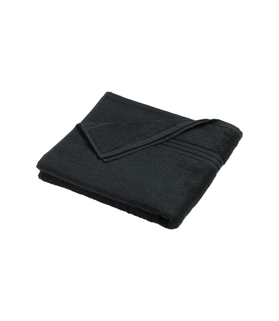 Serviette de bain - éponge - MB422 - noir-2