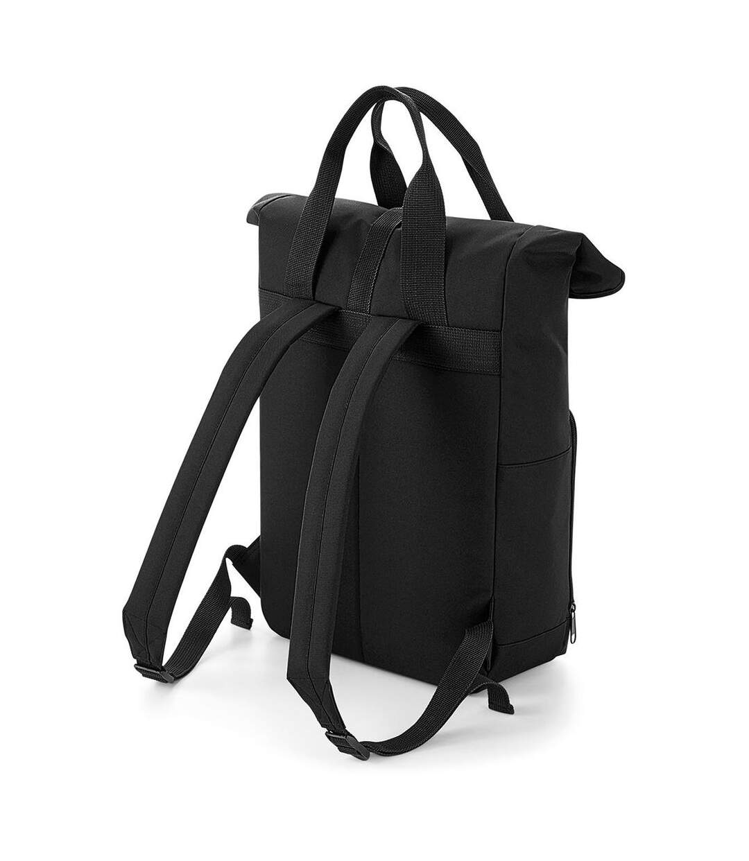 Sac à dos urbain rolltop et poignées - 14 litres - BG118 - noir-3