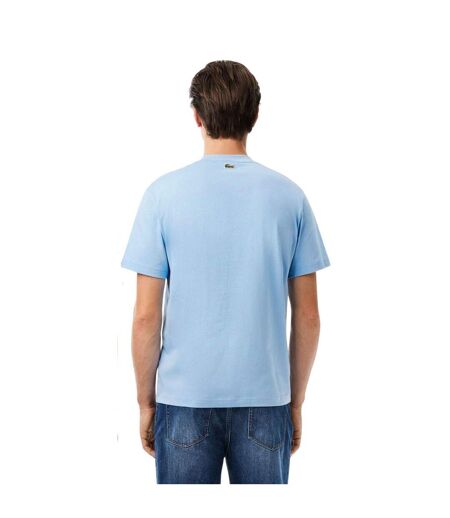 Unisex Adult Paris Cotton T-shirt Light Blue Lacoste
