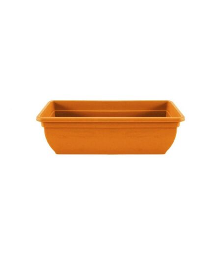 Rectangular trough planter 16cm x 19.5cm x 60cm terracotta Winchester