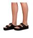 Womens/ladies danielle sliders black Where´s That From