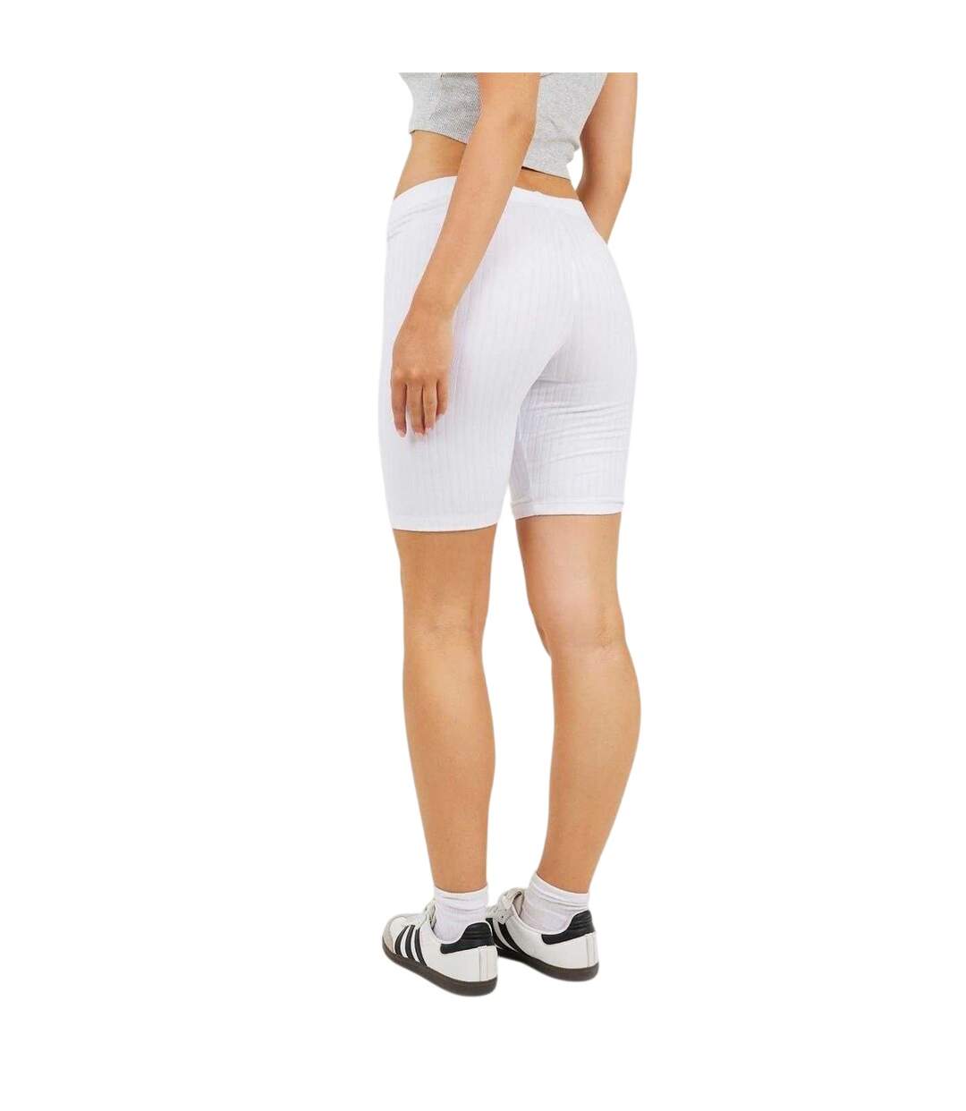 Cuissard De Cyclisme Femme Blanc Brave Soul-3