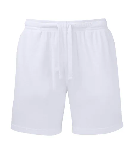 Mens Terrycloth Shorts White Wombat