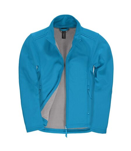 Veste Softshell Id.701 Homme Bleu Atoll Gris B&C