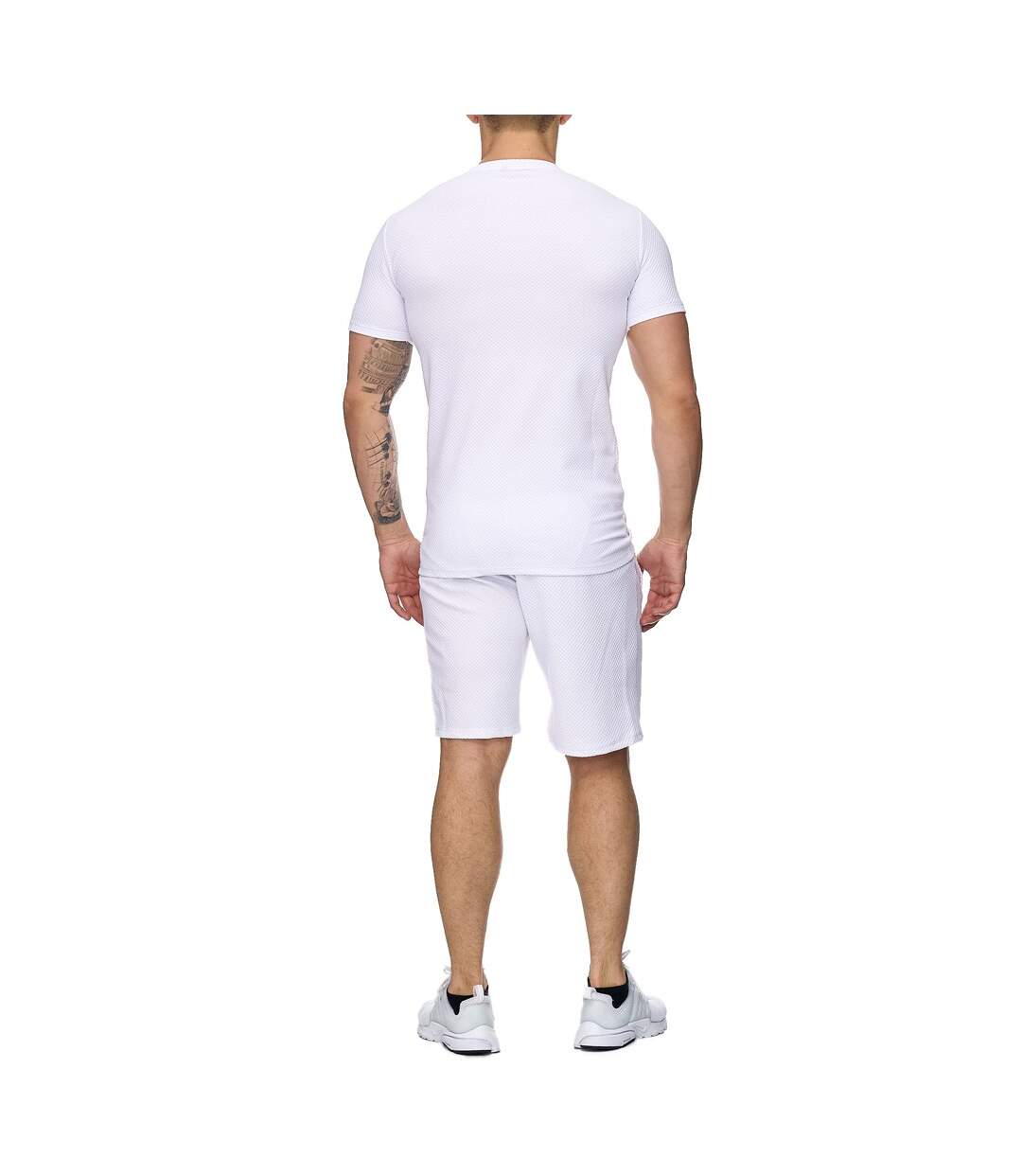 Ensemble short sportswear Survêtement 1013 blanc