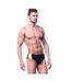 Short De Bain Motif/style Détail Contrasté Homme Noir Jaune Shepa-1