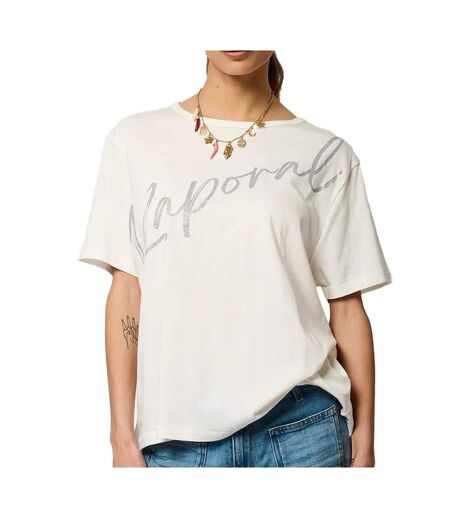 T-Shirt blanc femme kaporal vord - l