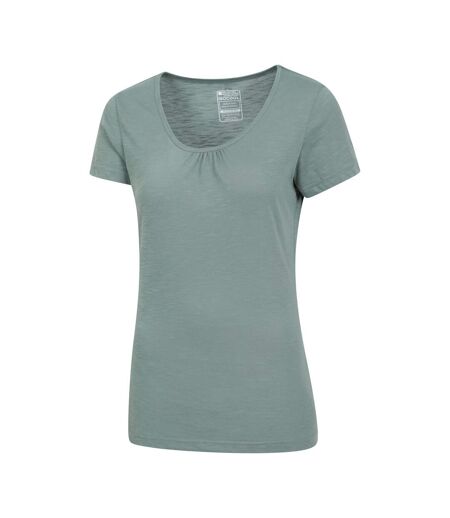 T-shirt Agra Femme Vert Kaki Mountain Warehouse