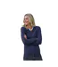 Pull Motif/style Classique Femme Bleu Marine WoolOvers-1