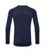 Mens unstoppable fresh underscrub base layer top heather navy Onna-2