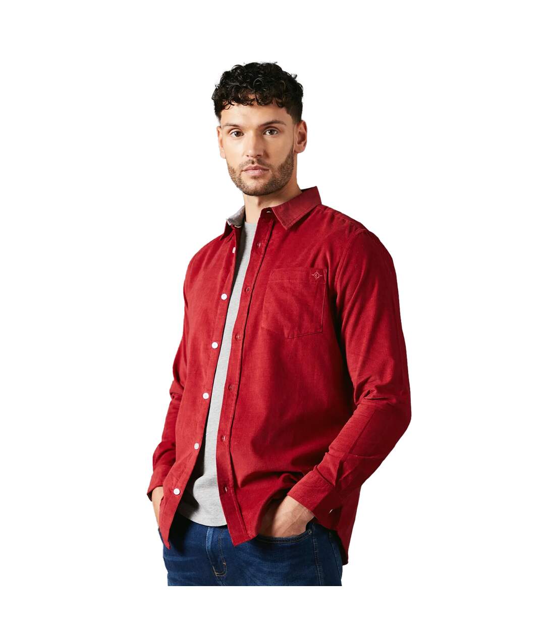 Chemise homme rouge Maine