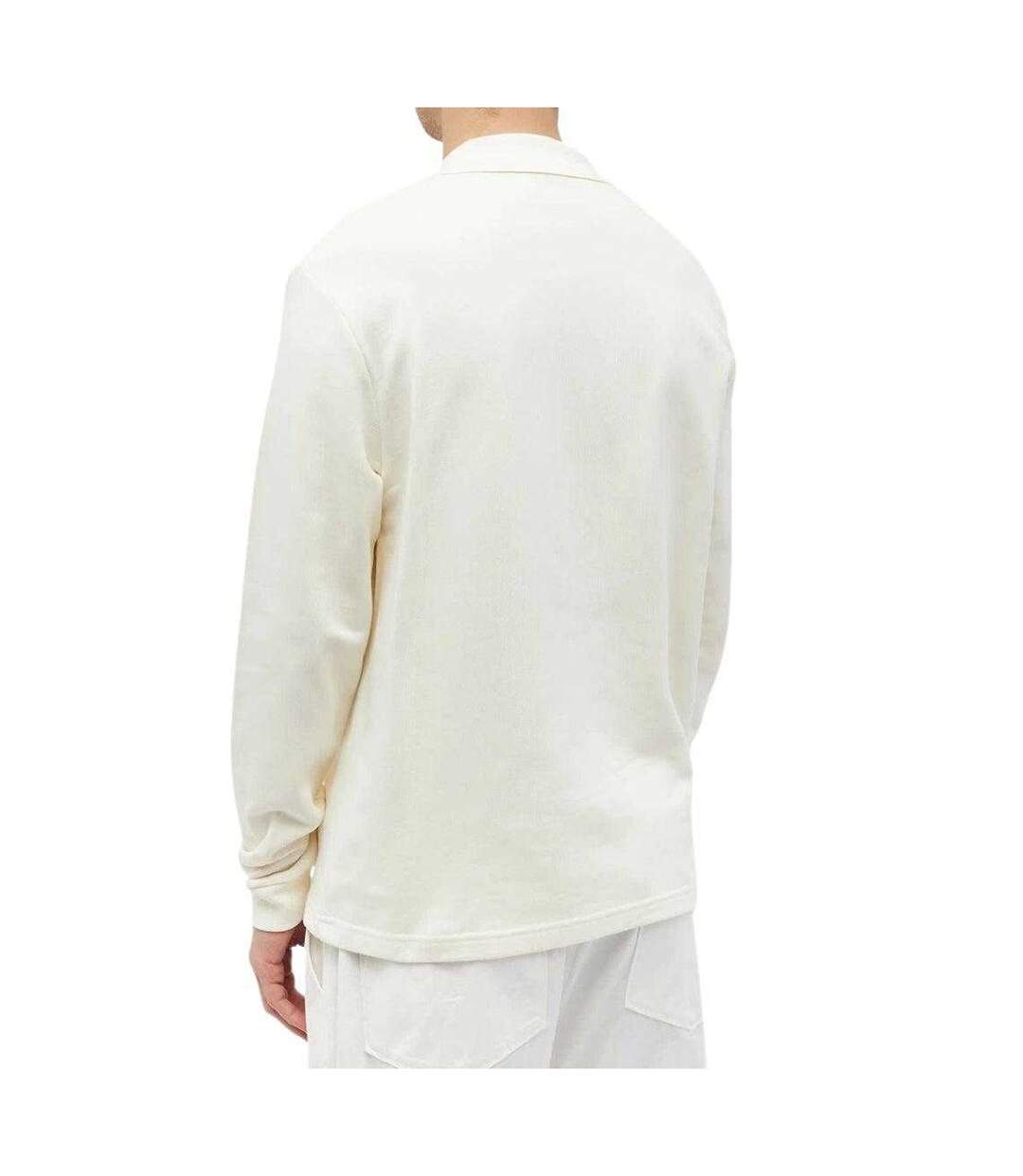 Polo Manches Longues Homme Écru Fred Perry-2
