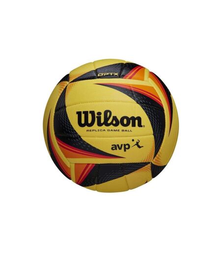 Wilson - Ballon de volley-ball OPTX REPLICA AVP (Jaune / Noir / Rouge) (Standard) - UTRD1665