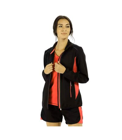 Veste Softshell Femme Noir Rouge Classique Regatta Activewear Sochi