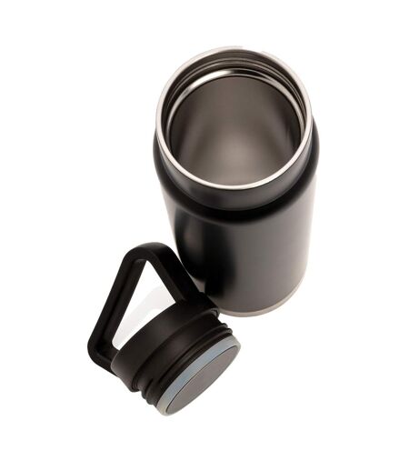 On the go handle leakproof vacuum insulated water bottle one size black XD Collection