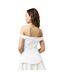 Robe Courte Exclusive No.1 Femme Blanc Odd Muse-3