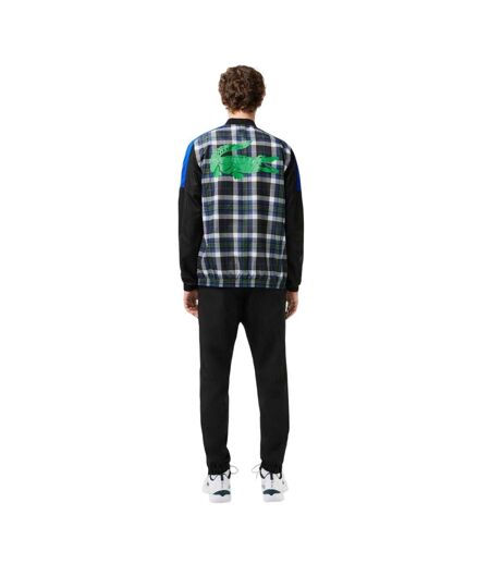 Mens Check Plaid Tracksuit Multicoloured Cobalt Lacoste