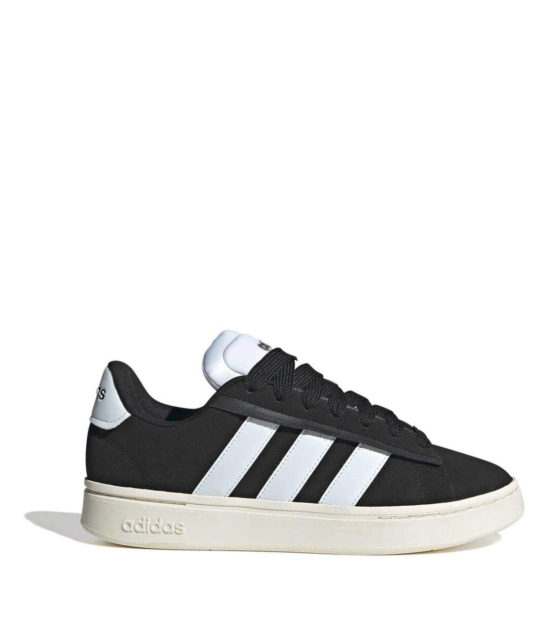 Baskets Grand Court Alpha Femme Noir Blanc Adidas-1