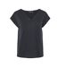 T-Shirt noir femme pieces kamala - l-1