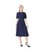 Principles Womens/Ladies Gathered Waist Midi Dress (Navy) - UTDH6774