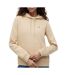 Sweat à capuche beige moyen femme tommy hilfiger flag-1