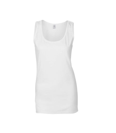 Débardeur softstyle femme blanc Gildan