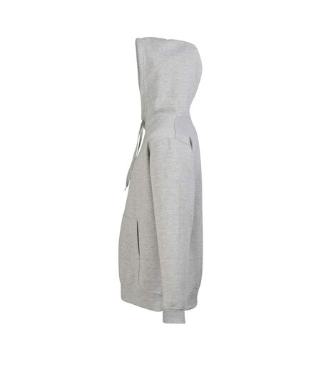 SOLS Slam Unisex Hooded Sweatshirt / Hoodie (Grey Marl)