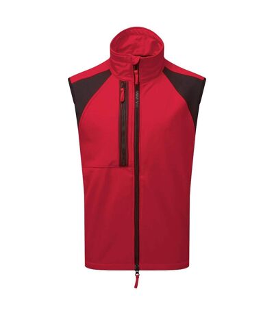 Mens Wx2 Eco 2 Layer Softshell Body Warmer Deep Red Portwest