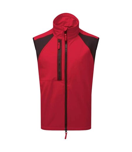 Mens Wx2 Eco 2 Layer Softshell Body Warmer Deep Red Portwest