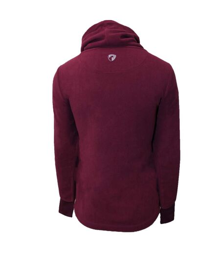 Womens/ladies Synergy Cowl Neck Sweatshirt Fig Hy