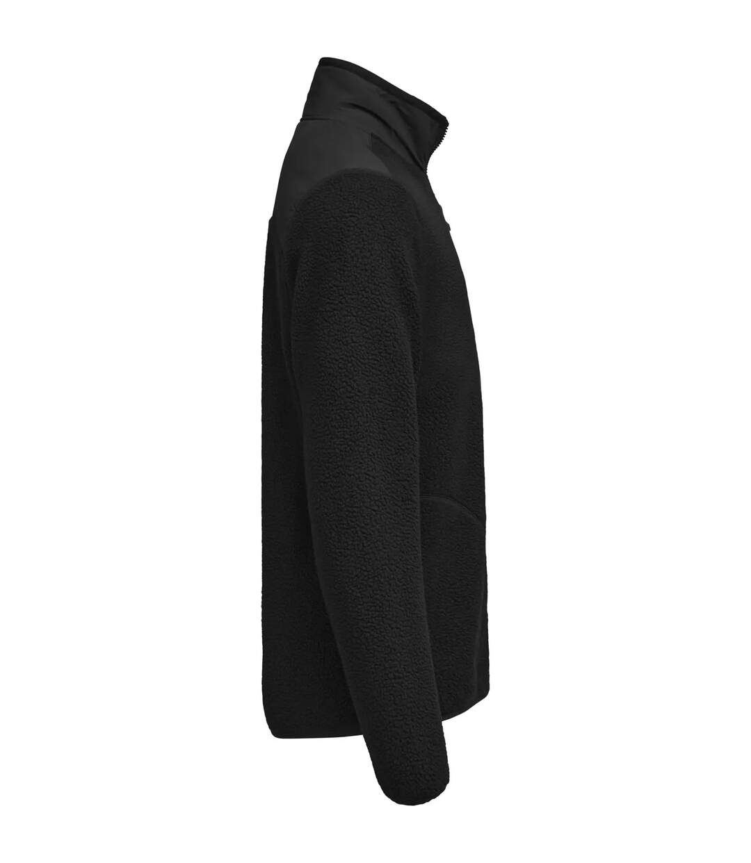 Mens Cascade Sherpa Fleece Jacket Black Cutter & Buck-4