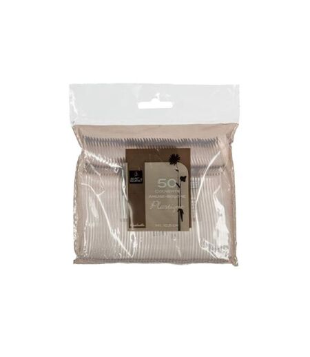 Lot de 50 Cuillères Plastique Réutilisable Amuse-Bouche 9cm Transparent