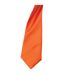 Premier Colors Mens Satin Clip Tie (Pack of 2) (Terracotta) (One Size)